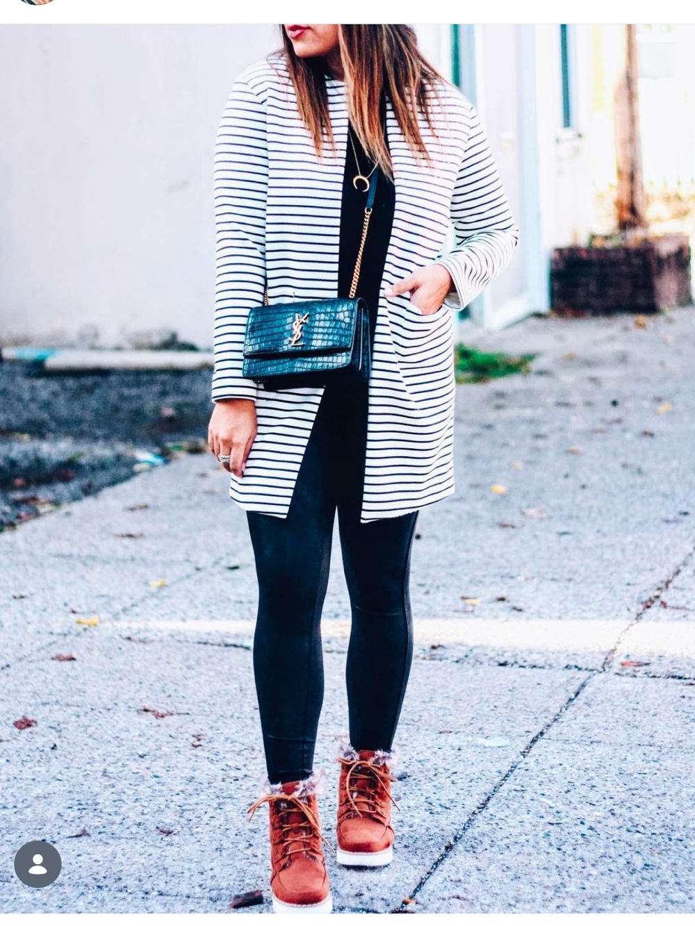 justfab reegan faux fur lace up boot - Picture 4 of 11